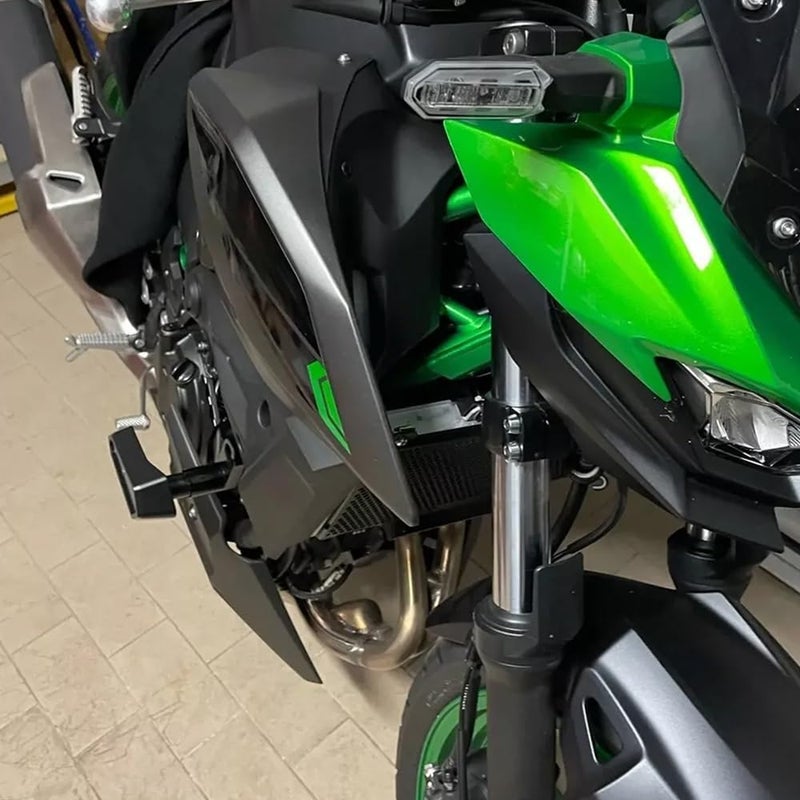 VORILES for NINJA500 Z500 SE Ninja 500 z500 se 2024 2025 Accessories Engine Anti-Fall Protection Cover Motorcycle Body Anti-Fall Block Side Cover Protection Frame Slider Impact Engine Drop pad (Green) - Image 5